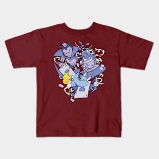 Alice and her Wonderland friends Kids T-Shirt